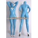 100%handmade natural Latex catsuit Latex dress