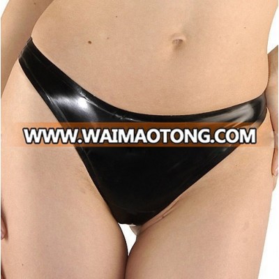 2015 new fashion Latex briefs rubber sexy G-string thong fetish pants for women